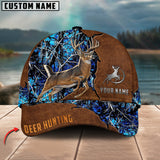 Maxcorners Deer Hunting Personalized Name 3D Cap