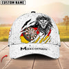 Maxcorners Darts American Flag White Grunge Personalized Name 3D Cap For Thomas