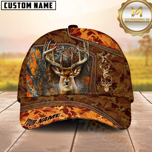 Maxcorners Collab Artist Deer Hunting Camo Ver2 Personalized Hat 3D Printed Multicolor