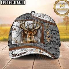 Maxcorners Collab Artist Deer Hunting Camo Ver2 Personalized Hat 3D Printed Multicolor