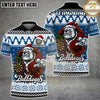 Maxcorners Christmas Bulldog Dart Multicolor Customized Name, Team Name 3D Shirt