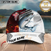 Maxcorners Fishing Red Flame With Cross Pattern Personalized 3D Cap (6 Breeds)