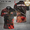 Maxcorners Bowling Shadow Ninja Bowling Ball Multicolor Customized Name, Team Name 3D Shirts