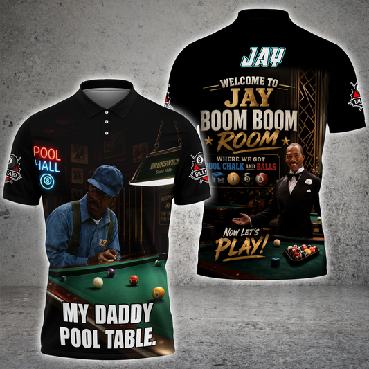 Maxcorners Custom Billiard 3D Shirt For Jay
