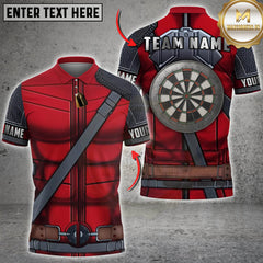 Maxcorners Darts Tactical Armor Dartboard Design Personalized Name 3D Unisex Shirt