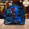 Maxcorners Bowling Zombie Teddy Multicolor Personalized Name 3D Cap