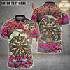 Maxcorners Darts Graffiti Funny Dartboard Character Multicolor Customized Name, Team Name 3D Shirts