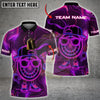 Maxcorners Cool Dart Dude Neon Style Multicolor Customized Name, Team Name 3D Shirts