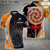Maxcorners Darts Candy Suck To Suck MutilColor Option Customized Name, Team Name 3D Polo Shirt