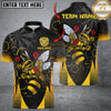 Maxcorners Darts Bee Sting Personalized Name, Team Name 3D Shirts