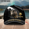 Maxcorners Deer Hunting Forest Classic Personalized Name 3D Cap