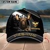 Maxcorners Deer Hunting Forest Classic Personalized Name 3D Cap