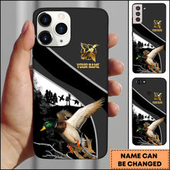 Maxcorners Hunting Forest Classic Personalized Name Phone Case