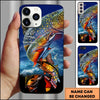 Maxcorners Big Game Ocean Action Design Personalized Name Phone Case ( 12 Fish Species )