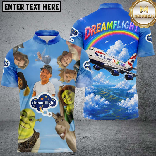 Maxcorners Dreamflight Logo Customized Shirts For Virginia