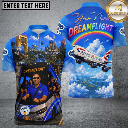 Maxcorners Dreamflight Customized Name Shirt For Virginia