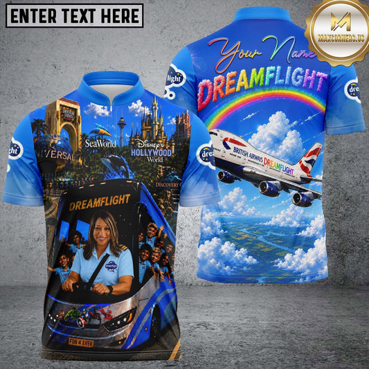 Maxcorners Dreamflight Customized Name Shirt For Virginia