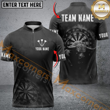 Maxcorners Darts Bullseye Fury Personalized Name 3D Unisex Shirt For Alex