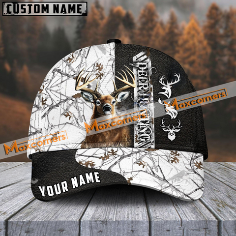 Maxcorners Deer Hunting Jungle Camo Multicolor Option Personalized Cap