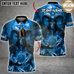 Maxcorners Bowling Infernal Goat King Multicolor Customized Name, Team Name 3D Shirts