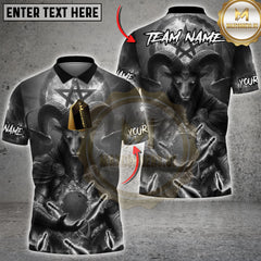 Maxcorners Bowling Infernal Goat King Multicolor Customized Name, Team Name 3D Shirts