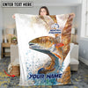 Maxcorners Mahi-Mahi Fishing Water Sport Jersey Personalized Name 3D Blanket