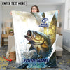 Maxcorners Mahi-Mahi Fishing Water Sport Jersey Personalized Name 3D Blanket