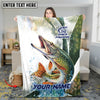 Maxcorners Mahi-Mahi Fishing Water Sport Jersey Personalized Name 3D Blanket