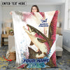 Maxcorners Mahi-Mahi Fishing Water Sport Jersey Personalized Name 3D Blanket