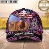 Maxcorners Patriotic Buck Camo Hunting Cap Multicolor Pattern Personalized 3D Cap