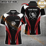 Maxcorners Billiard Prestige 8 Ball Multicolor Customized Name, Team Name 3D Shirts