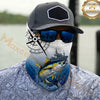 Maxcorners Ocean Fishing Anchor 3D Neck Gaiter (6 Fish Species)