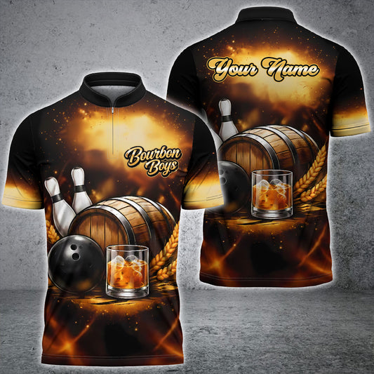 Maxcorners Bowling Team Bowling Personalized Name 3D Unisex Shirt For Gabor Nap