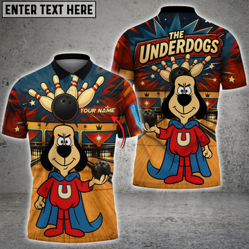 Maxcorners Bowling Shirt The Underdogs Personalized Name For Matthew Silvia