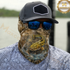 Maxcorners Fishing Camouflage Dynamic Water Splash 3D Neck Gaiter (13 Fish Species)