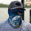 Maxcorners Fishing Dynamic Water Splash 3D Neck Gaiter (13 Fish Species)