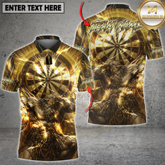 Maxcorners Darts Atlas Thunder God Dartboard Lightning Customized Name, Team Name 3D Shirt