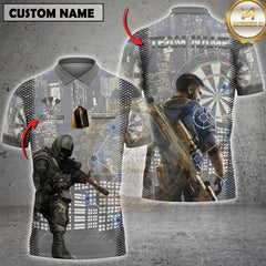 Maxcorners Urban Sniper Darts Multicolor Customized Name, Team Name 3D Shirts