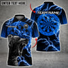 Maxcorners Darts Bear Precision Multicolor Option Customized Name, Team Name 3D Polo Shirt