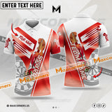 Maxcorners Dart Sport Jersey Mutilcolor Options Personalized Name, Team Name 3D Polo Shirt