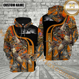 Maxcorners Premium Duck Hunting Camo Pullover 3D Full Print Hoodie Best Gift For Hunter