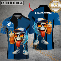 Maxcorners Golf Cool Ball Beer Multicolor Customized Name, Team Name 3D Shirts