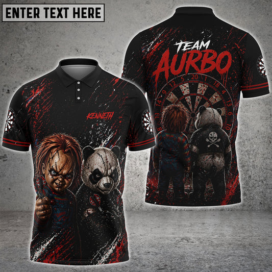Maxcorners Team Aurbo Dart Shirt Kenneth Customized for Kenneth Aurbo