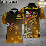 Maxcorners Darts Bee Dartboard Personalized Name 3D Unisex Shirt