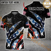 Maxcorners Patriotic Billiard Scratch Jersey Personalized Name, Team Name 3D Shirt