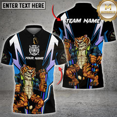 Maxcorners Darts Tiger Power Multicolor Customized Name, Team Name 3D Shirts