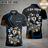 Maxcorners Billiard Funny Vibrant 8-Ball Pool Multicolor Options Personalized Name, Team Name 3D Shirt