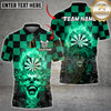 Maxcorners Darts Fire Clown and Jester Multicolor Customized Name Team Name 3D Shirts