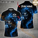 Maxcorners Darts Fiery Joker Card Multicolor Customized Name, Team Name 3D Shirt