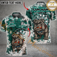 Maxcorners Darts Bulldog Barricade Multicolor Customized Name, Team Name 3D Shirts
